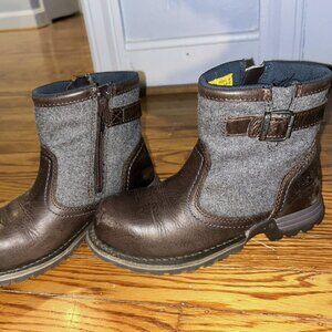 CAT Footwear Women's Jace St Industrial Steel Toe Suede Wool Boots Size 6